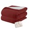 Biddeford Blankets Biddeford 2061-9032138-302 MicroPlush Sherpa Electric Heated Blanket Full Claret-Like_New